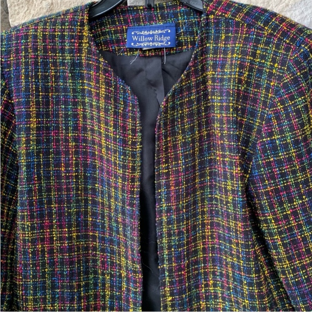 Willow Ridge blazer jacket open front size 8P - Picture 5 of 7